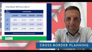 Cross Border Retiree How Much Will You Collect in US Social Security [upl. by Ennovyhs]