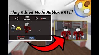 OMG Fierzaa Has Added Me In Roblox KAT Shorts [upl. by Bowman]