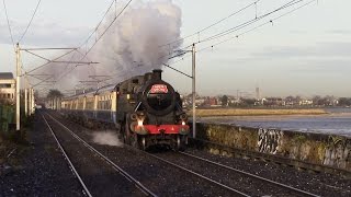 RPSI Dublin Operations  Steam amp Diesel Santa Specials 17122016 [upl. by Aleyak]