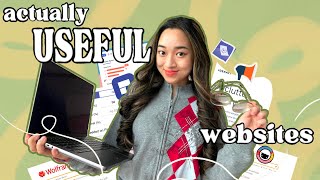 12 UNIQUE and USEFUL WEBSITES for students that aren’t JUST AESTHETIC lmao 💻 [upl. by Cyma]