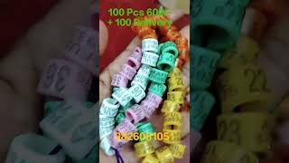 Viral Offer Pigeon Leg Rings Only 600 Laser Print Name Number wale Rings [upl. by Mistrot]