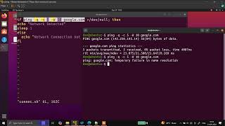 Shell Script Check Network Connectivity [upl. by Emmie]