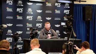 UFC 309 Bo Nickal Says He Was Happy with His Performance Against Paul Craig [upl. by Tizes]