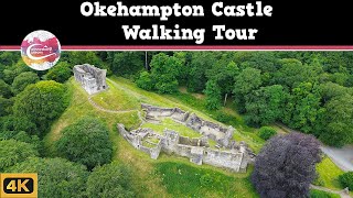 OKEHAMPTON CASTLE  Exploring Devons LARGEST CASTLE [upl. by Anelak]