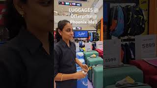 Luggages  discount  Phoenix Mall  Chennai shortsyoutube shorts  shortvideo [upl. by Orazal]