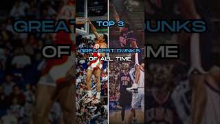 Top 3 NBA’s Greatest Dunks of AllTime [upl. by Elkcim860]