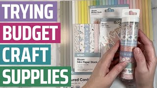 I tried CHEAP Scrapbook Supplies  Kmart Haul Review and Scrapbook Tutorial [upl. by Arlette]