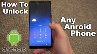 How To Unlock Android From PasswordPasscode Tutorial [upl. by Caresa]