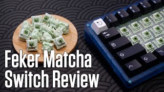 Feker Matcha Linear Switch Review  A Great Thocky Stock Switch [upl. by Cosme262]