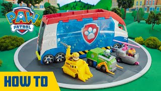 NEW Launch amp Rescue Patroller HowTo Play  PAW Patrol  Toys for Kids [upl. by Mikes23]