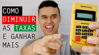 Como Diminuir Taxas no Plano de Recebimento da Máquina de Cartão PagSeguro [upl. by Woodall950]