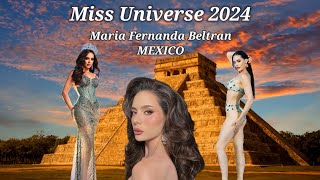 Miss Universe Mexico 2024 Maria Fernanda Beltran missuniverse2024 missuniverso2024 [upl. by Pazice]