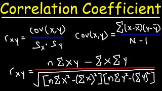 How To Calculate The Correlation Coefficient Using The Covariance Formula  College Statistics [upl. by Anitnegra]