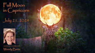 The Full Moon in Capricorn on July 21 2024 8 ¾ minute [upl. by Sotos386]