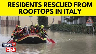 Italy Floods  People Rescued From Rooftops as Flooding Hits Northern Italy  Europe Floods  N18G [upl. by Gene]