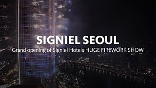 Grand opening of Signiel Hotels HUGE FIREWORK SHOW 시그니엘 불꽃축제 [upl. by Nat976]