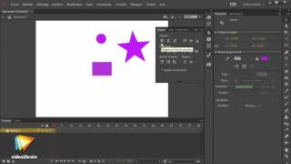 Tutoriel Adobe Animate CC 2015  Aligner distribuer et uniformiser des formes  video2braincom [upl. by Mcbride]