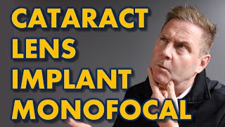 Cataract Surgery Monofocal Youtube Eye Doctor Explains [upl. by Ventre]