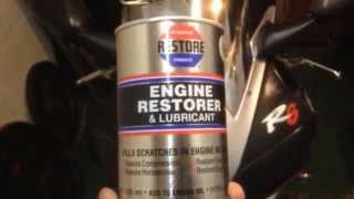 Motorcycle compression test engine restorer yamaha r6 [upl. by Chancey]