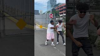 THEY LIKED IT😂😂🔥 funny behindthescene musicvideo manhattan hoodvlogs nycvlog ytshort ny [upl. by Zoes851]