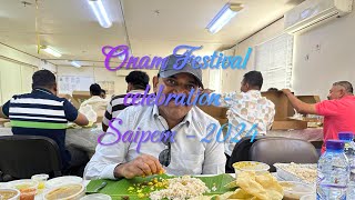 Onam festival celebration saipem project Marjan [upl. by Kristofer]