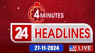 4 Minutes 24 Headlines LIVE  Top News  27112024  TV9 USA [upl. by Coonan]