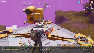 Dans Sauver le Monde Fortnite poser la BASE BASE avec le personnage constructeur [upl. by Babbie]