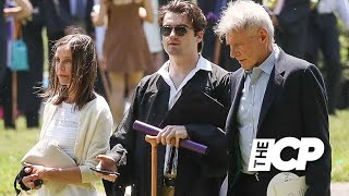 Harrison Ford and wife Calista Flockhart attend son Liam’s graduation [upl. by Laon]