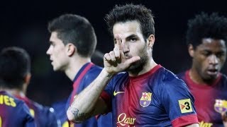 Barcelona vs Levante 10 Cesc Goal amp Highlights 20042013 [upl. by Darnoc]