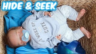 Hide and Seek with Reborn Baby Dolls [upl. by Ayala714]