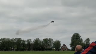 F104 Starfighter landing at EHLW  pure howling sound [upl. by Rihana77]