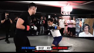 Justin García VS Iker Zaratiegui DWT Fight Club [upl. by Nosnevets73]