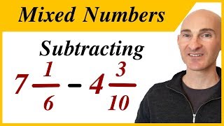 Subtracting Mixed Numbers [upl. by Tor]