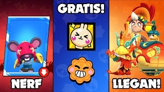 NUEVAS SKINS EN LA TIENDA  COSAS GRATIS PARA TODOS 👀  NERF A MOE  brawstar brawl supercell [upl. by Fenny787]