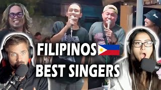 Foreigners React Filipinos Are The Best Singers [upl. by Arait51]