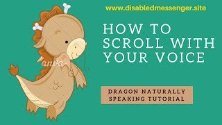 Dragon NaturallySpeaking tutorial How to scroll faster or slower with speech recognition [upl. by Asante]