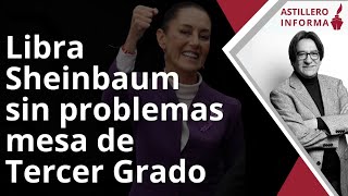 AstilleroInforma  Opositores critican a Tercer Grado por poca enjundia ante Sheinbaum [upl. by Thorn783]