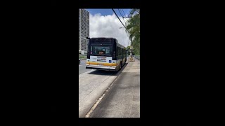 Thebus Honolulu Route 542 Kalauao Pearlridge Skyline Station Nova LFS Bus 222 Part 2 [upl. by Margeaux7]