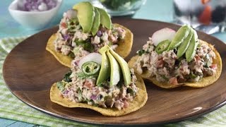 Tostadas de Salpicón de Atún con Kale [upl. by Elatsyrk]