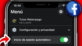 Cómo Activar El Inicio De Sesión Automático En Facebook 2024 [upl. by Karlens]