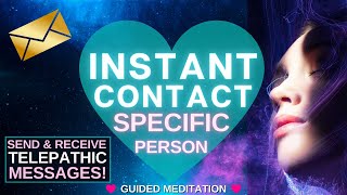 ✨SEND A TELEPATHIC MESSAGE ✨ Connect with Specific Person Heal Ground and Communicate [upl. by Canica477]