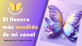 🦋 ¡Exclusividad Descubre el Encanto del Llavero de Mariposa Crochet el Más Vendido de Este Año ✨ [upl. by Eical]