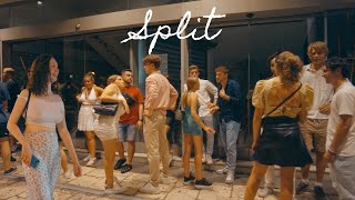 Split Croatia Nightlife 2023 CRAZY PARTY 🇭🇷 Old Town Split Walking Tour 4k [upl. by Lelith]