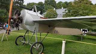 Old Rhinebeck Aerodromes Fokker Eindecker and 1908 Brush at the Dutchess County Fair 2018 [upl. by Chancey]