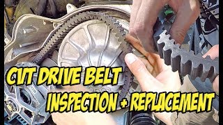 CVT Belt RemovalReplacement  How to Inspect a SXSUTVATV Drive Belt  TeamAJP Install Vlog 004 [upl. by Luci]