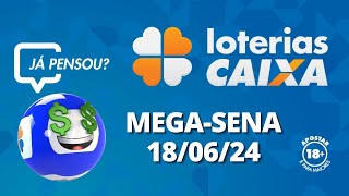 Resultado da MegaSena  Concurso nº 2738  18062024 [upl. by Ecinehs]