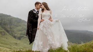 Iona amp Alistair Wedding Highlights  The Lodge on Loch Goil Scotland [upl. by Boyden27]