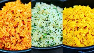 3 Amazing Rice Recipes  Easy Rice Side Dishes [upl. by Ikaz467]