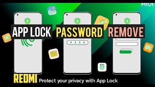 How to remove App Lock Without Password Redmi 9A Reset App Lock amp Hide Apps  2023 [upl. by Mairam2]