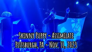 Skinny Puppy Final Tour  Assimilate Pittsburgh PA [upl. by Kciremed]